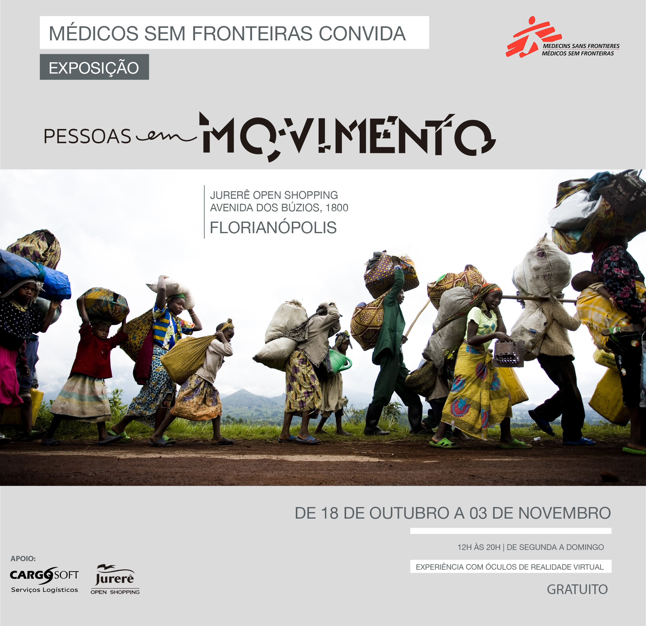  Florianópolis recebe exposição gratuita de Médicos Sem Fronteiras  sobre as experiências vividas por refugiados no mundo