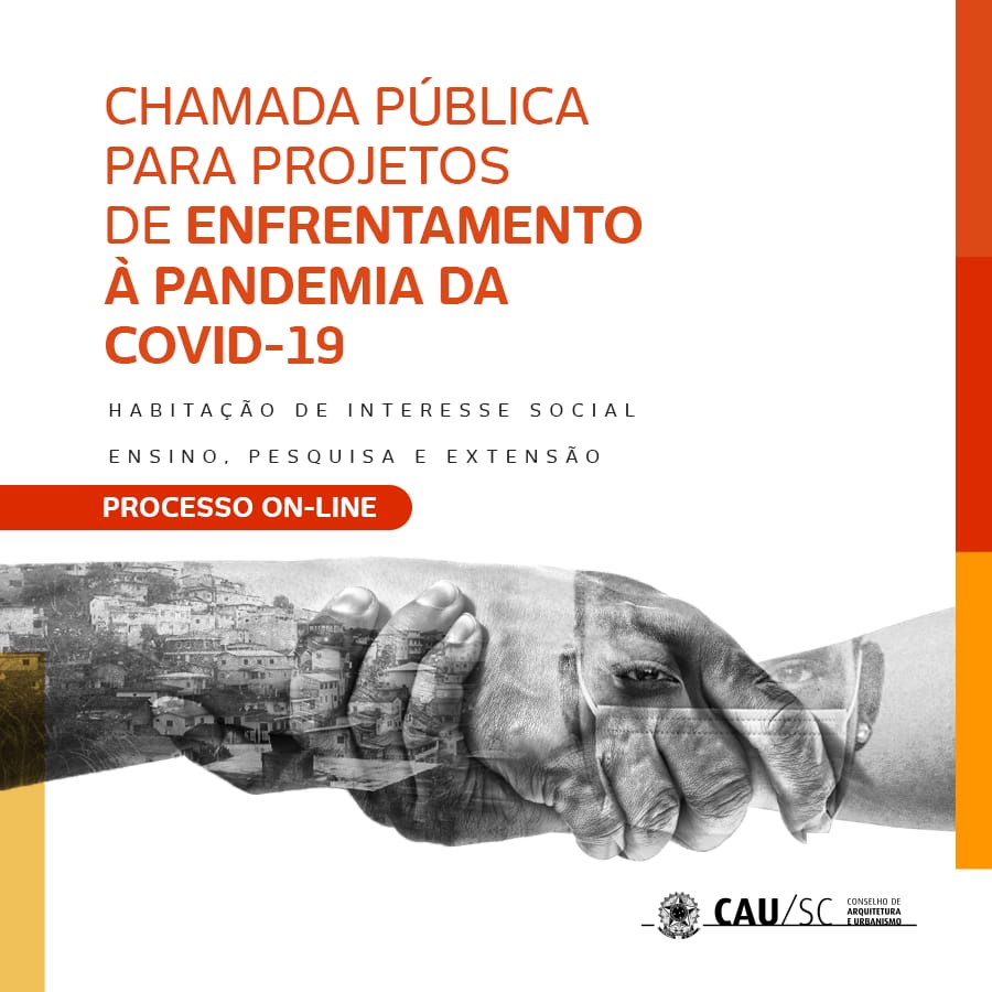  CAU/SC lança edital para projetos de enfrentamento à COVID-19