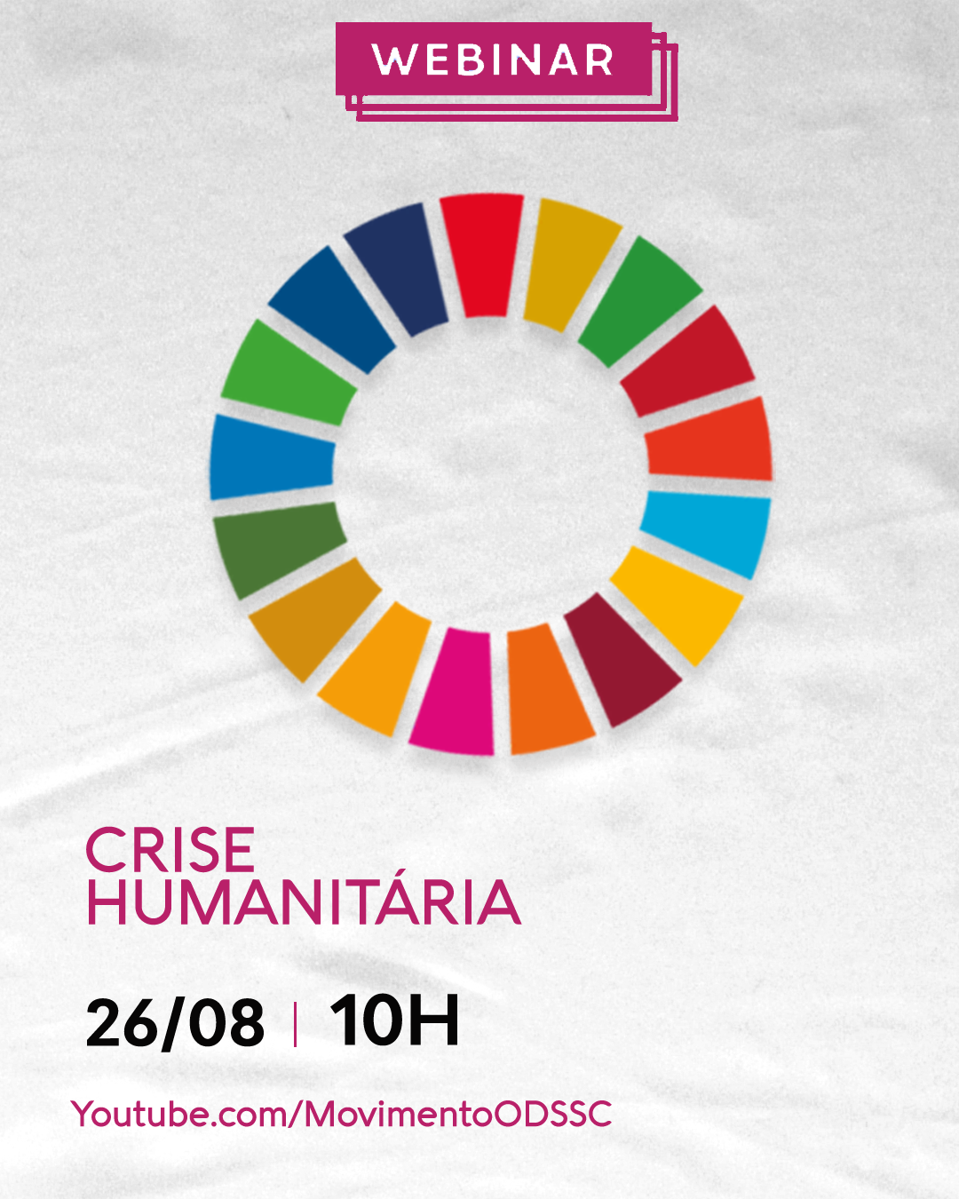 Webinar: Como a epidemia de COVID-19 piorou a crise humanitária - Movimento  ODS Santa Catarina