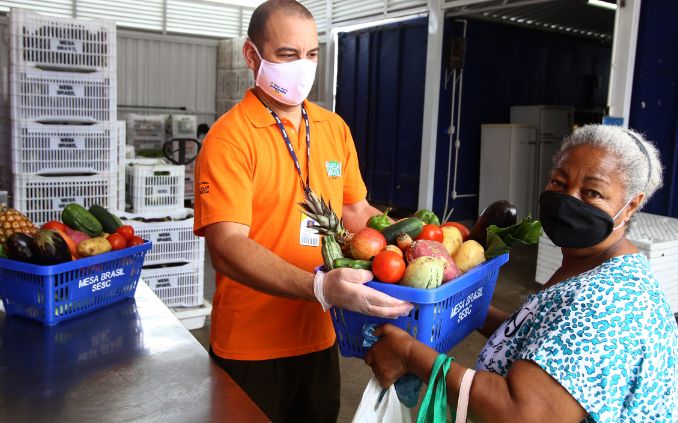  Mesa Brasil Sesc distribuiu 2,8 milhões de quilos de alimentos em SC