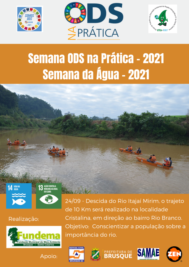 Descida do Rio Itajaí Mirim - Movimento ODS Santa Catarina