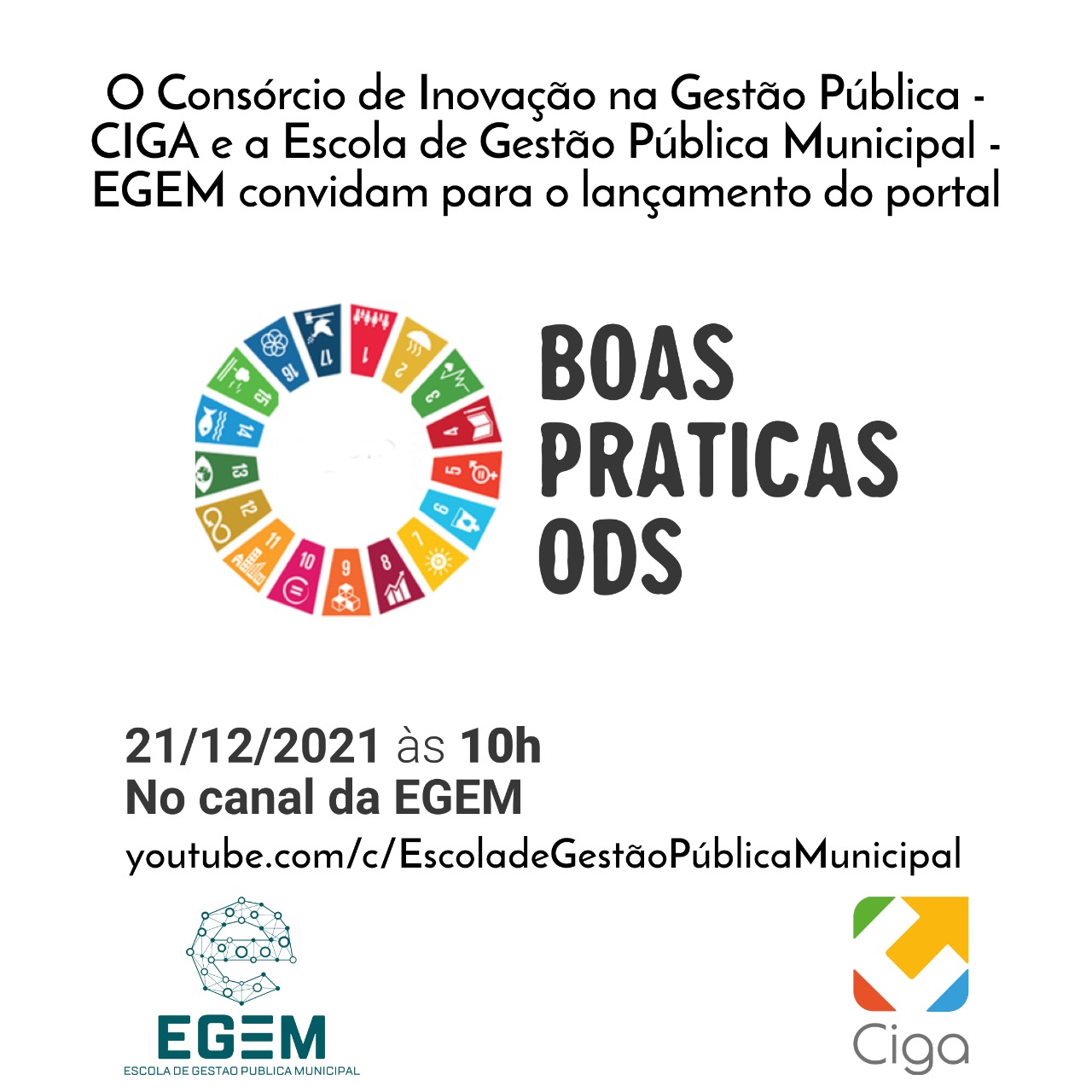  Lançamento do portal Boas Práticas ODS