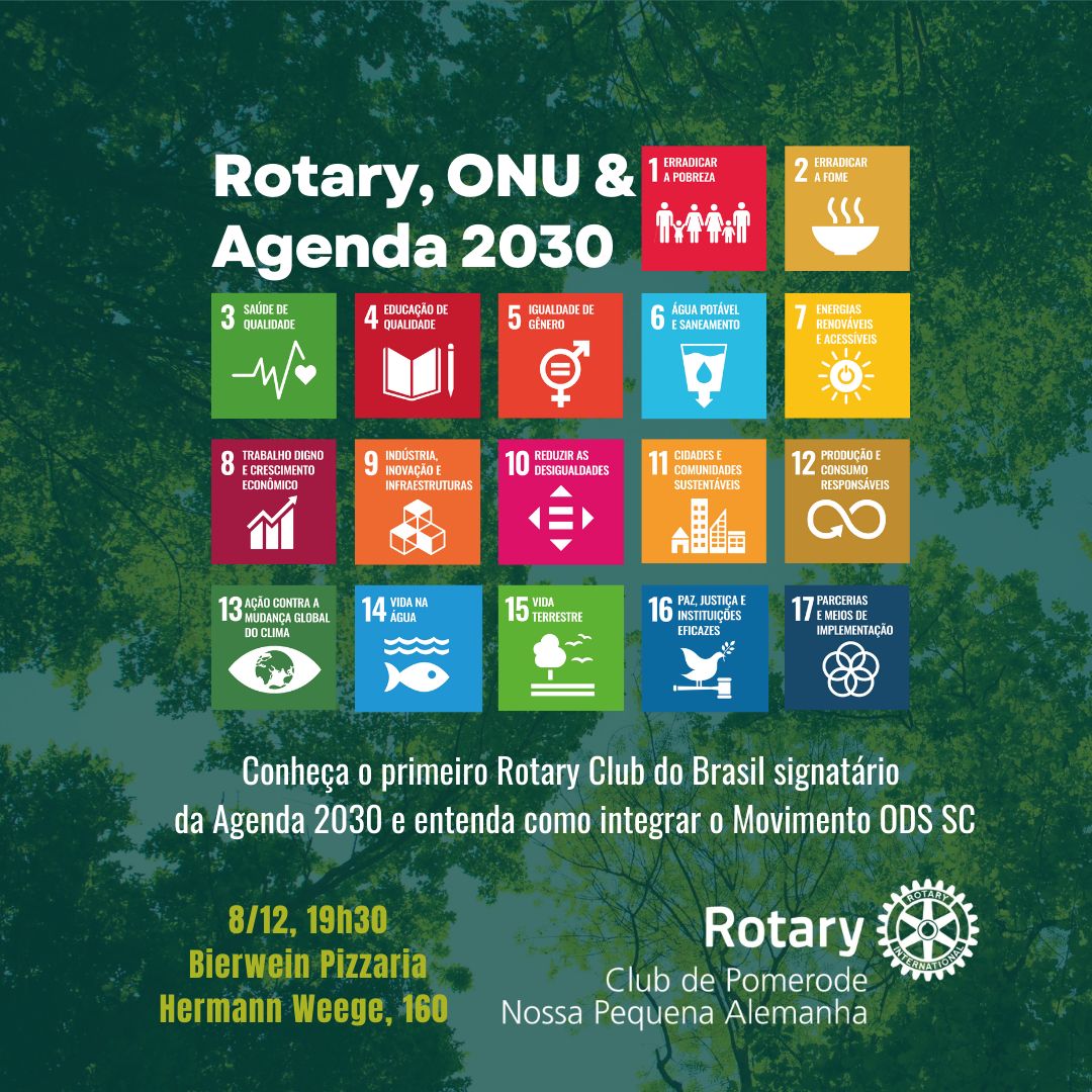 Rotary Onu E Agenda 30 Movimento Ods Santa Catarina