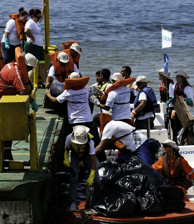  Ação ODS: Mutirão de Limpeza Juntos Pelo Rio já recolheu mais de 90 toneladas de resíduos do Rio Itajaí-Açu