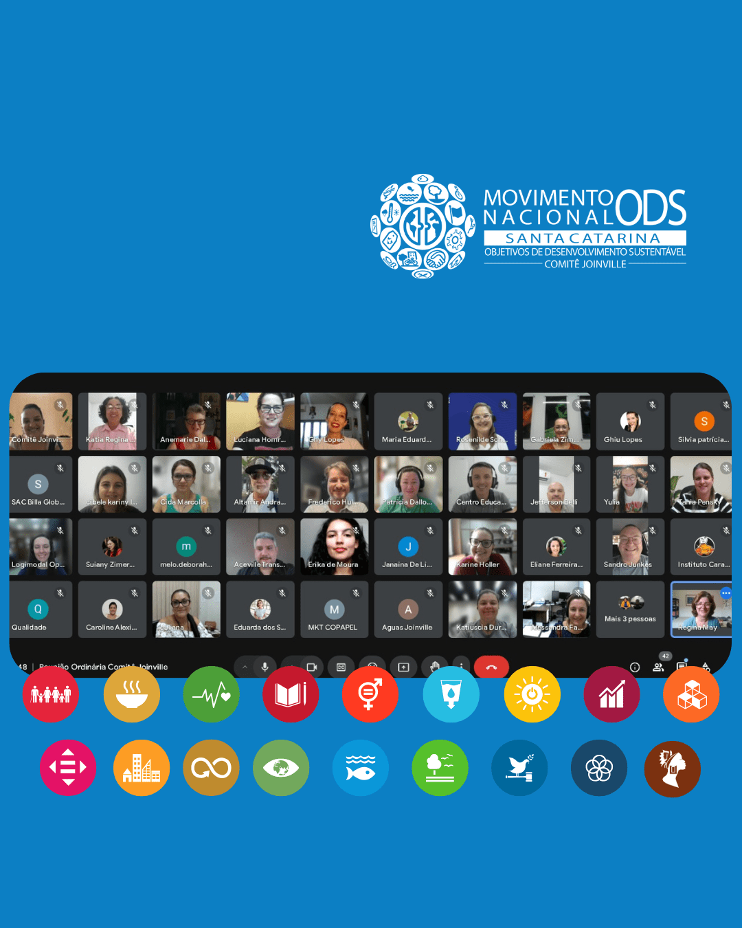  Joinville elege nova coordenação do Comitê local do Movimento ODS SC