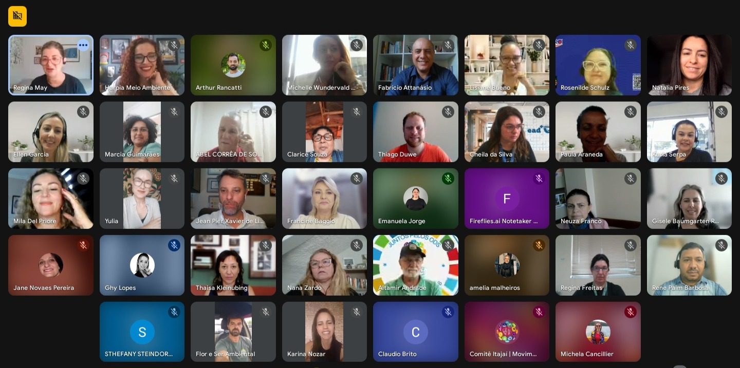  Novos Coordenadores Locais do Movimento ODS SC são recebidos em reunião de boas-vindas