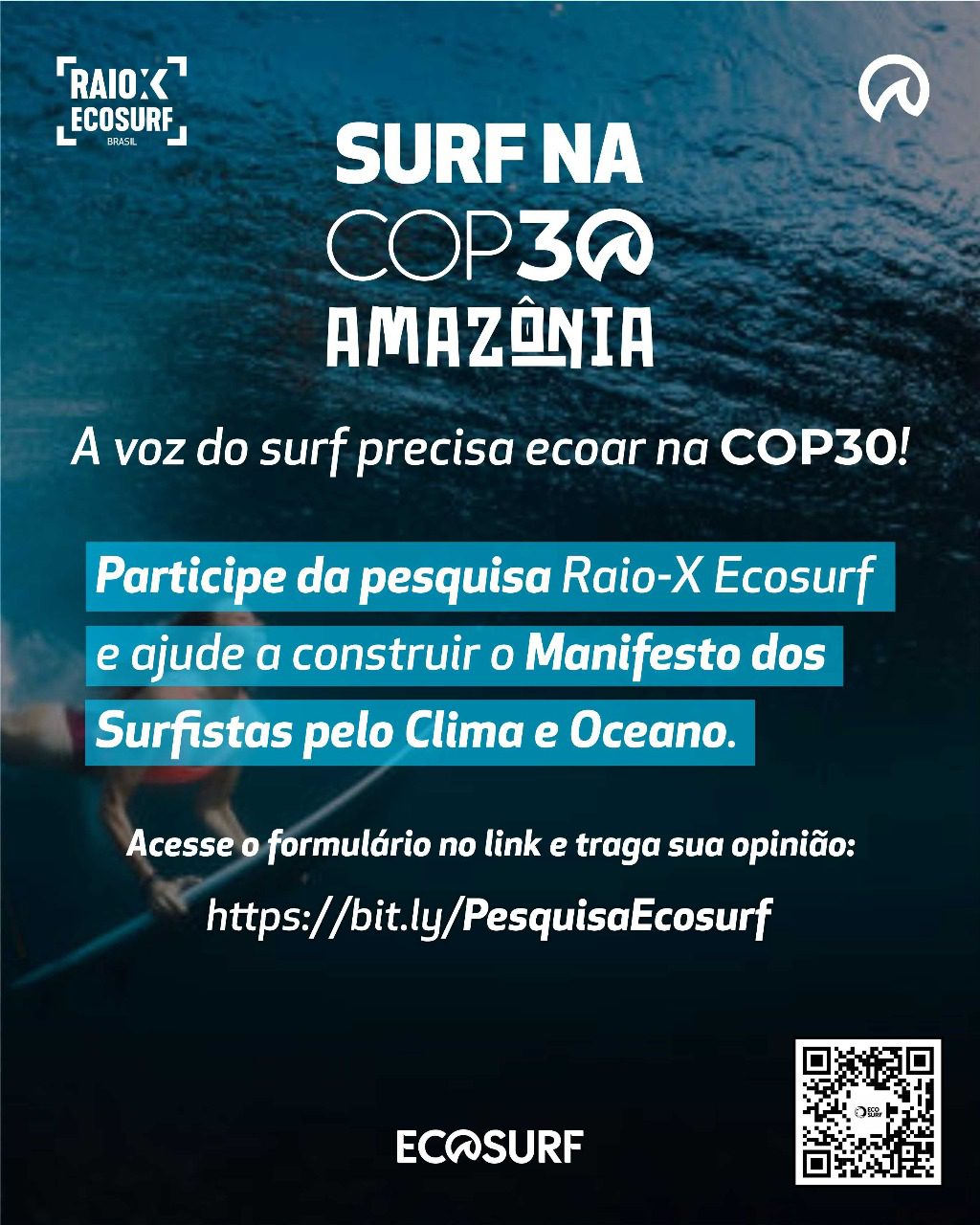  Surf pelo Clima: a voz do Oceano vai ecoar na COP30