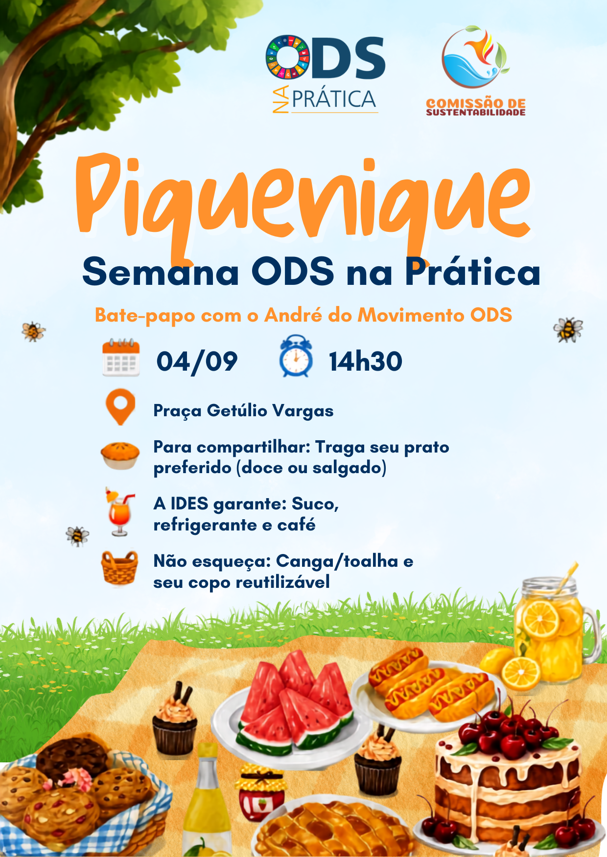  Piquenique | Aquecimento para a Semana ODS na Prática