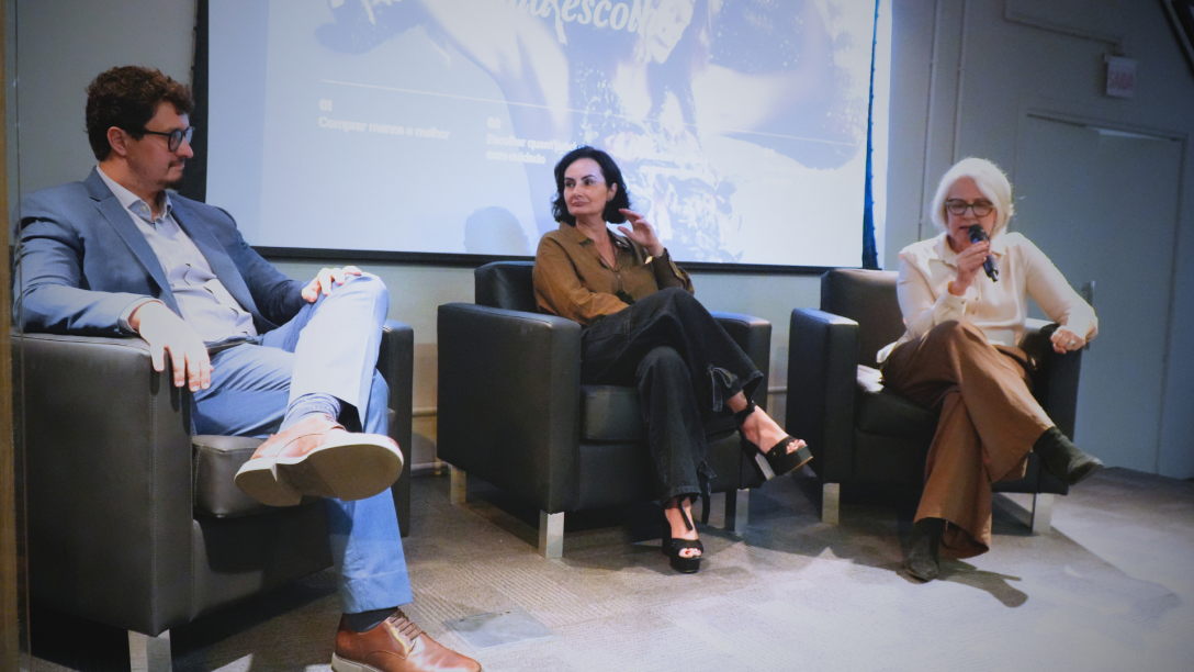 Painel sobre sustentabilidade na moda durante o ODS na Prática 2026
